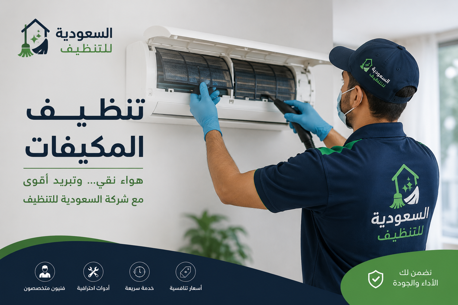 صورة غلاف المقال: تنظيف المكيفات بالرياض: الدليل الشامل لصيانة تستحقها أجهزتك